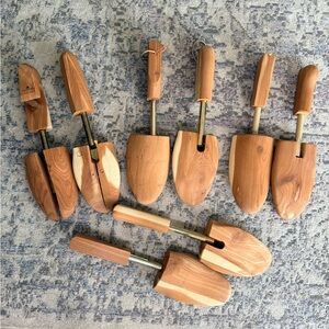 Cedar Shoe Trees bundle of 4 sets size M and L
